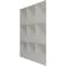 Ekena Millwork 11 7/8in. W x 11 7/8in. H Benson EnduraWall Decorative 3D Wall Panel Covers 0.98 Sq. Ft. WP12X12BECST - alternate 4